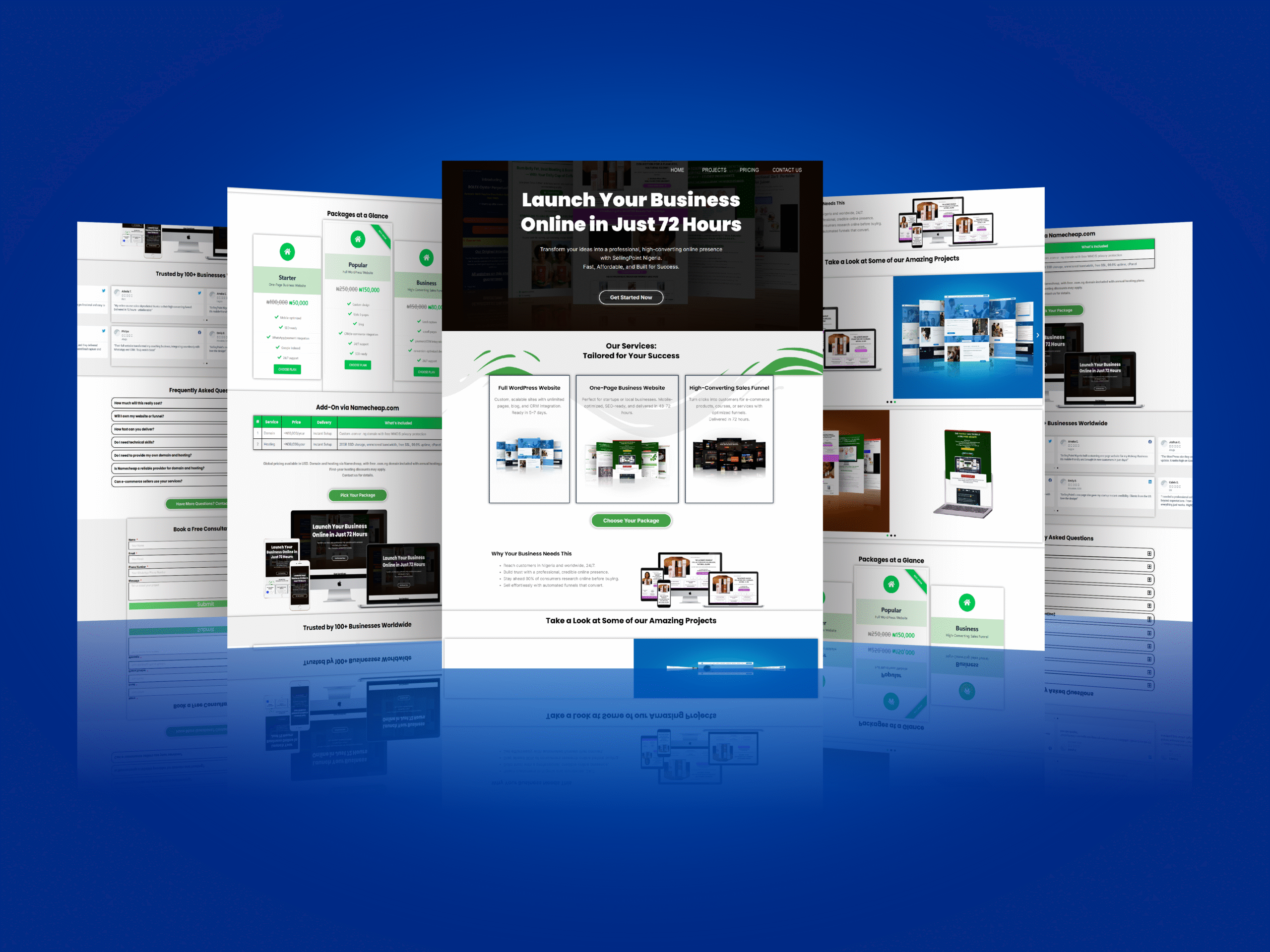 Launch website
